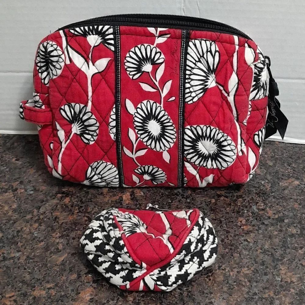 Vera Bradley Cosmetic Case and Coin Purse...EUC